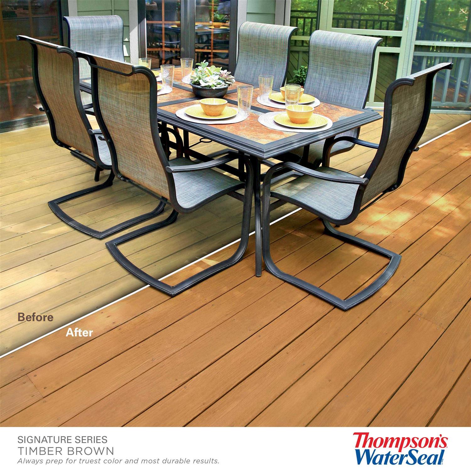 Thompson’s WaterSeal Solid Waterproofing Wood Stain & Sealer - MT - Mrs Treak