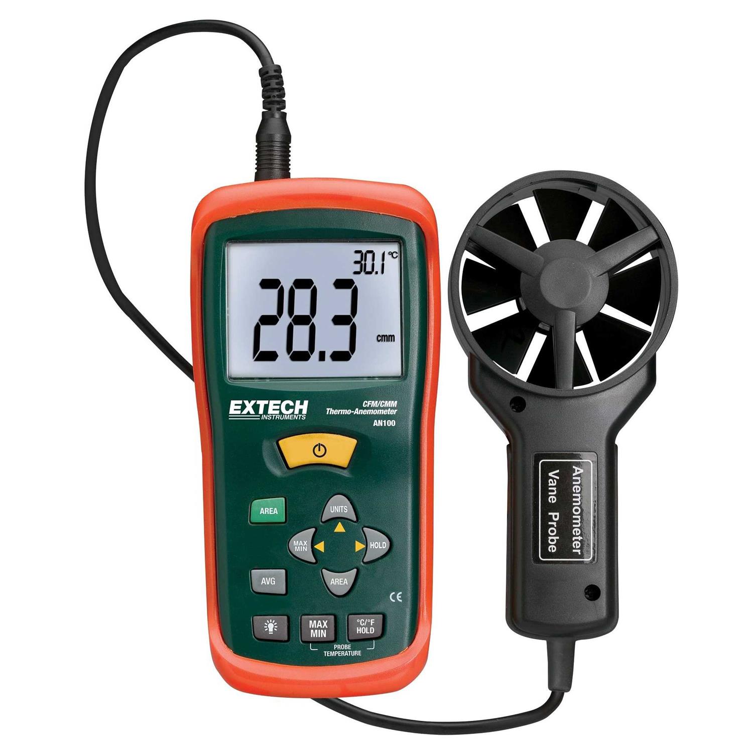 Extech AN100 Anemometer CFM/CMM - MT - Mrs Treak