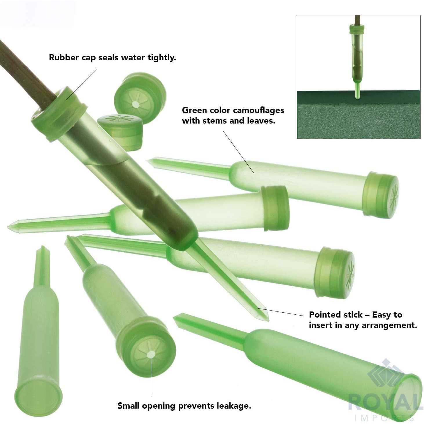 Floral Water Tubes/Vials For Flower Arrangements by Royal Imports - MT - Mrs Treak