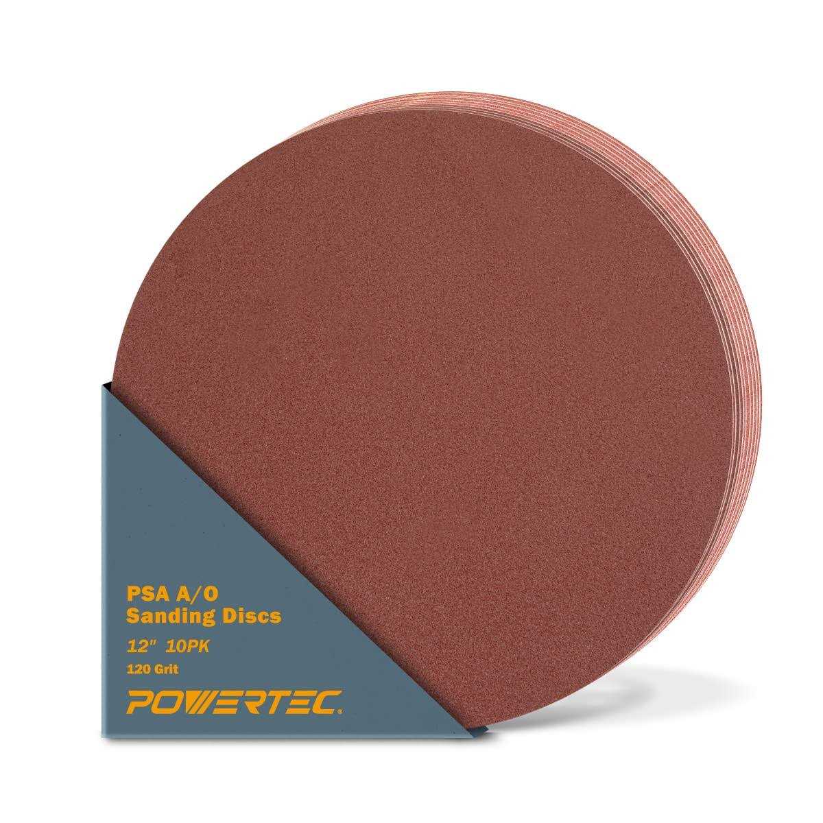 POWERTEC PSA Grit Aluminum Oxide Adhesive Sanding Disc - MT - Mrs Treak