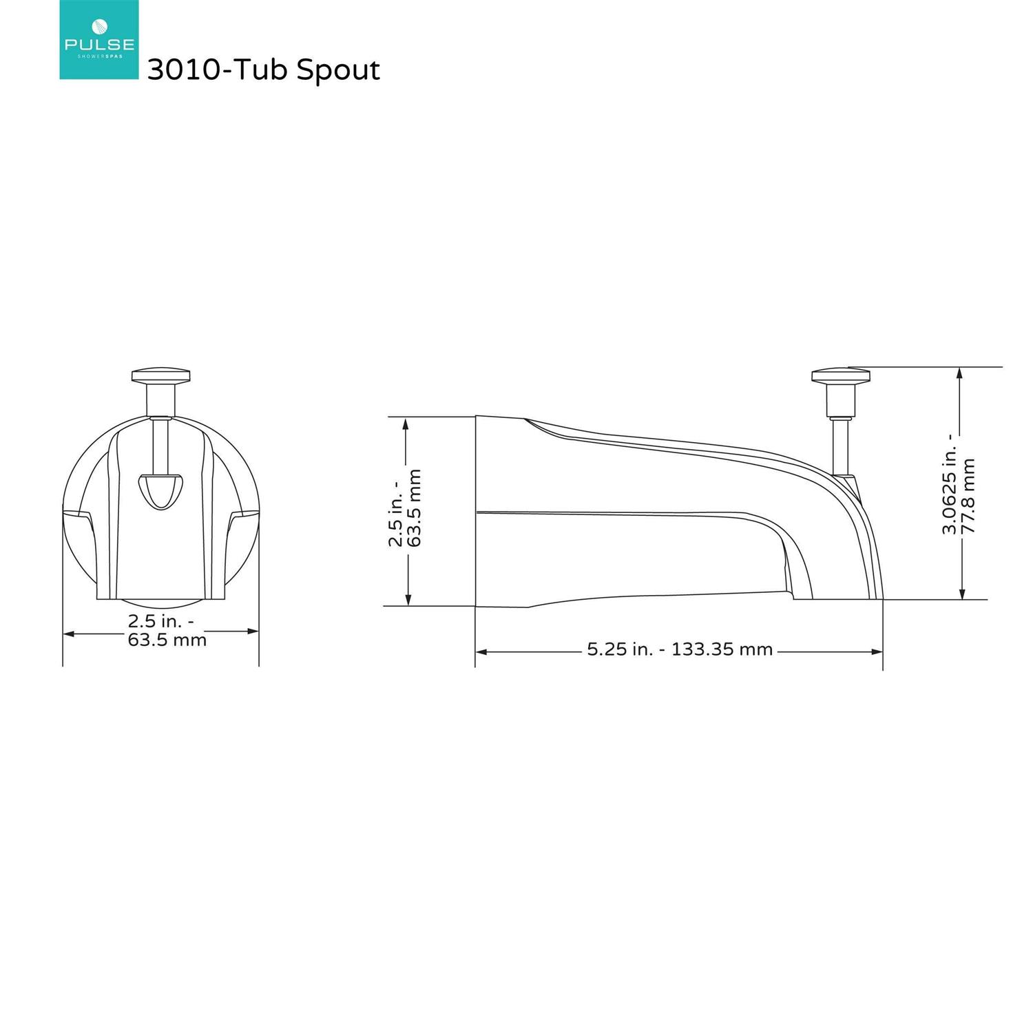 Pulse ShowerSpas Shower Panel 1060MB - MT - Mrs Treak
