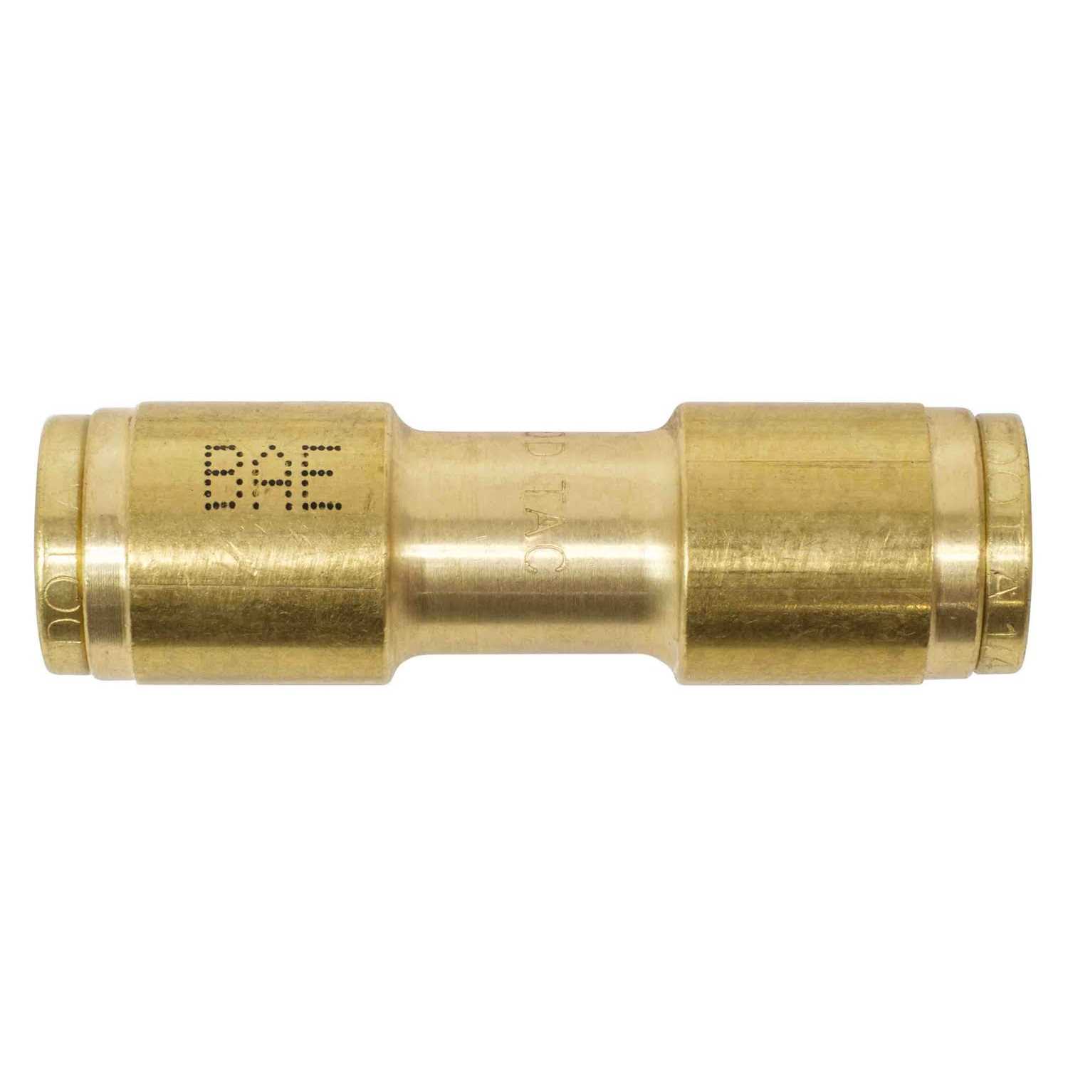 Mytee Products Dot Brass Push to Connect Fitting Straight Union Tube Connector Air Brake Tube Fitting - MT - Mrs Treak