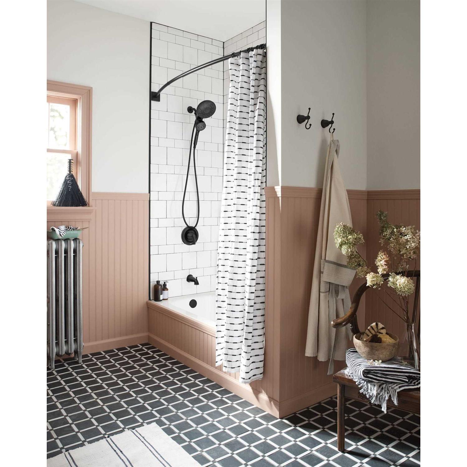 Moen Magnetix Engage Spot Resist Brushed Nickel Round Rain Shower Head Handheld Shower Head 2.5-GPM - MT - Mrs Treak