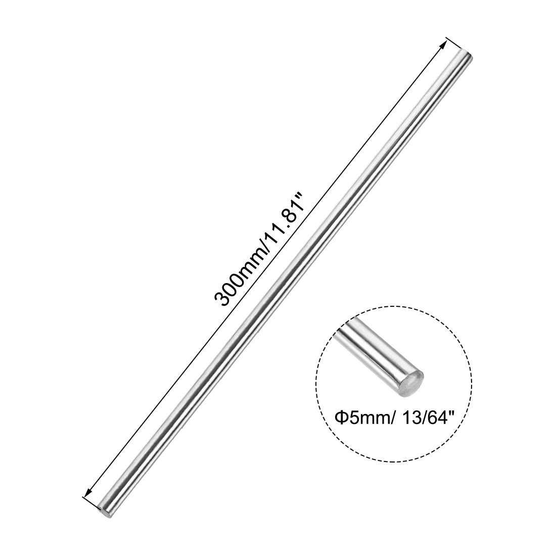 uxcell 304 Stainless Steel Round Tube OD 1mm Wall Thickness 250mm Length - MT - Mrs Treak