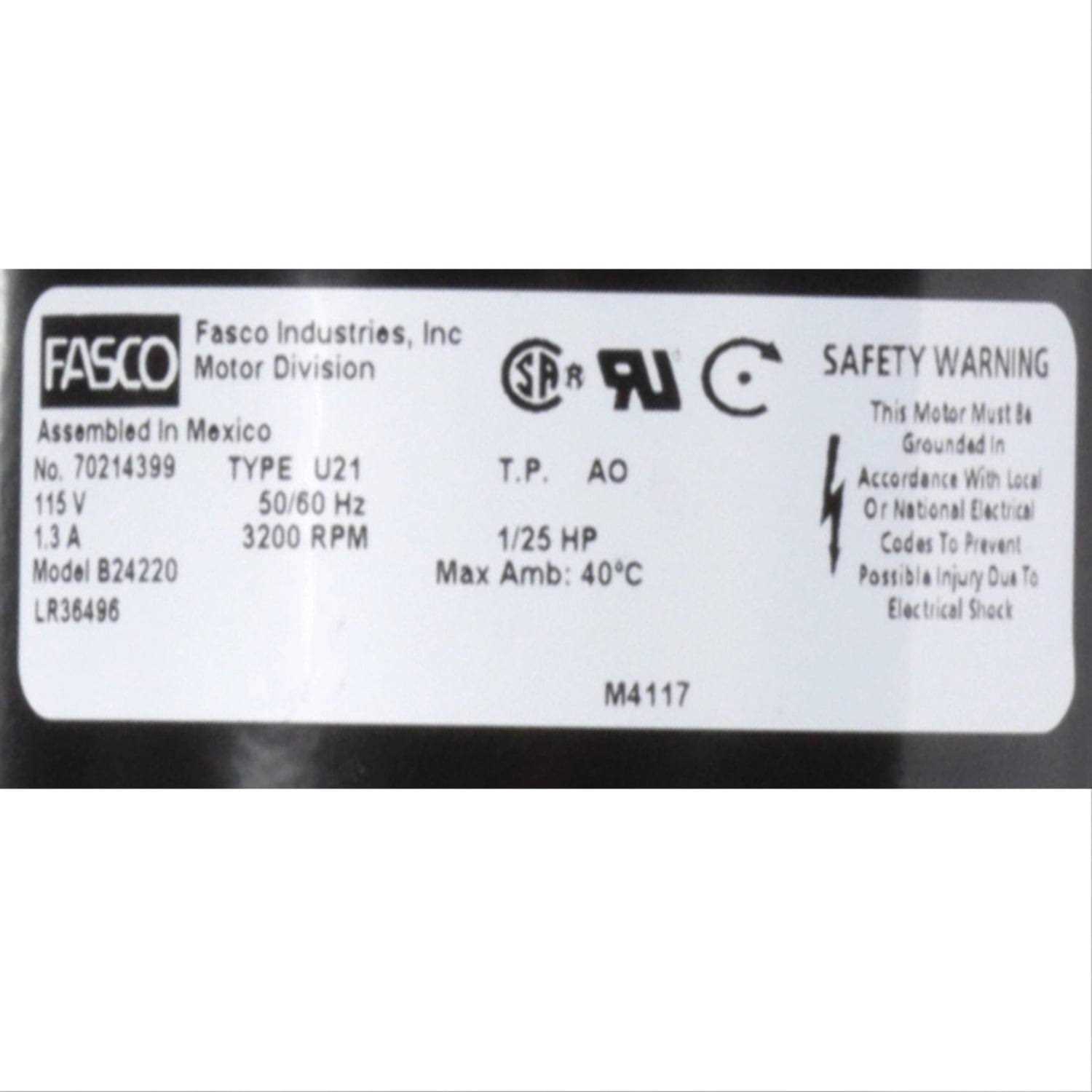 Fasco A984 OEM Blower - MT - Mrs Treak