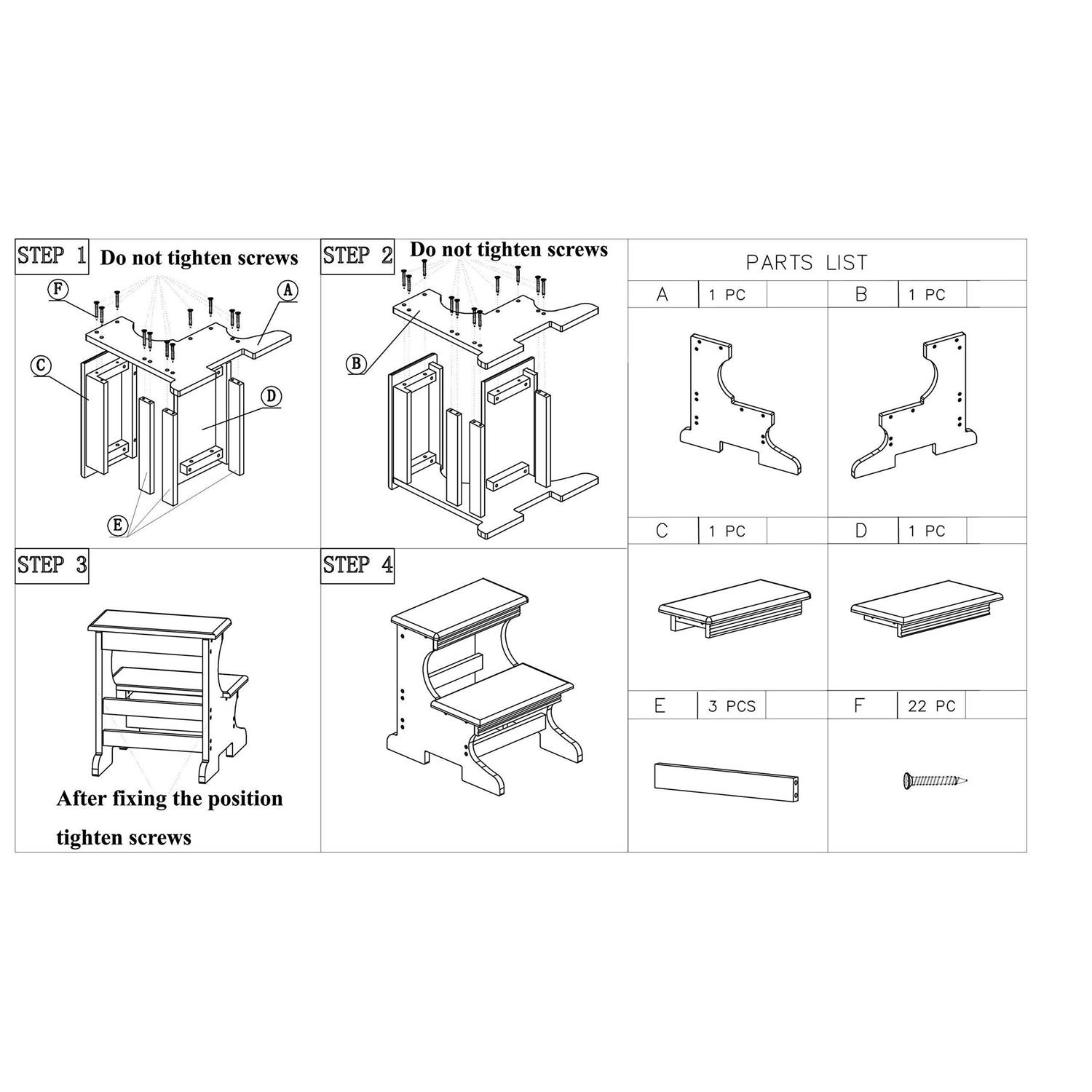 Frenchi Furniture Frenchi Home Furnishing Stool - MT - Mrs Treak