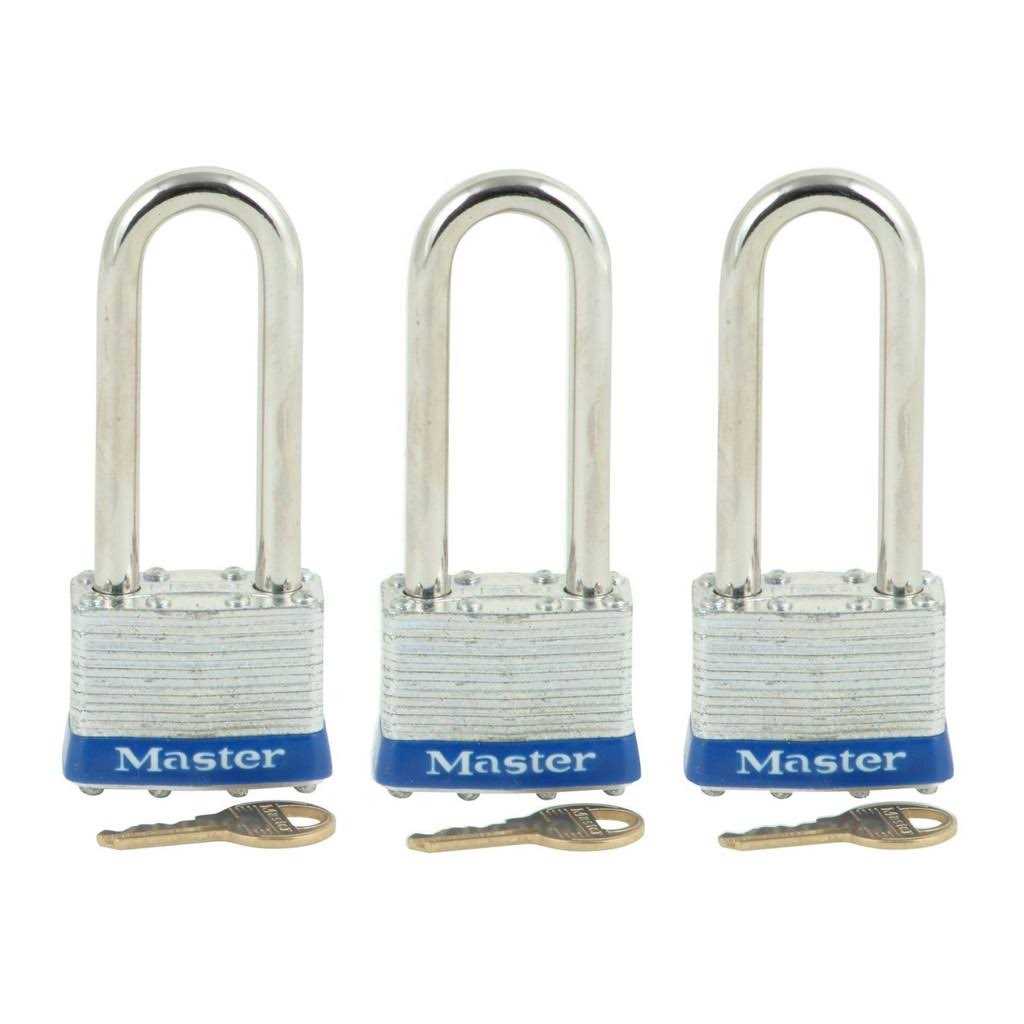 Master Lock Keyed Padlock, 15/16 Shackle - MT - Mrs Treak