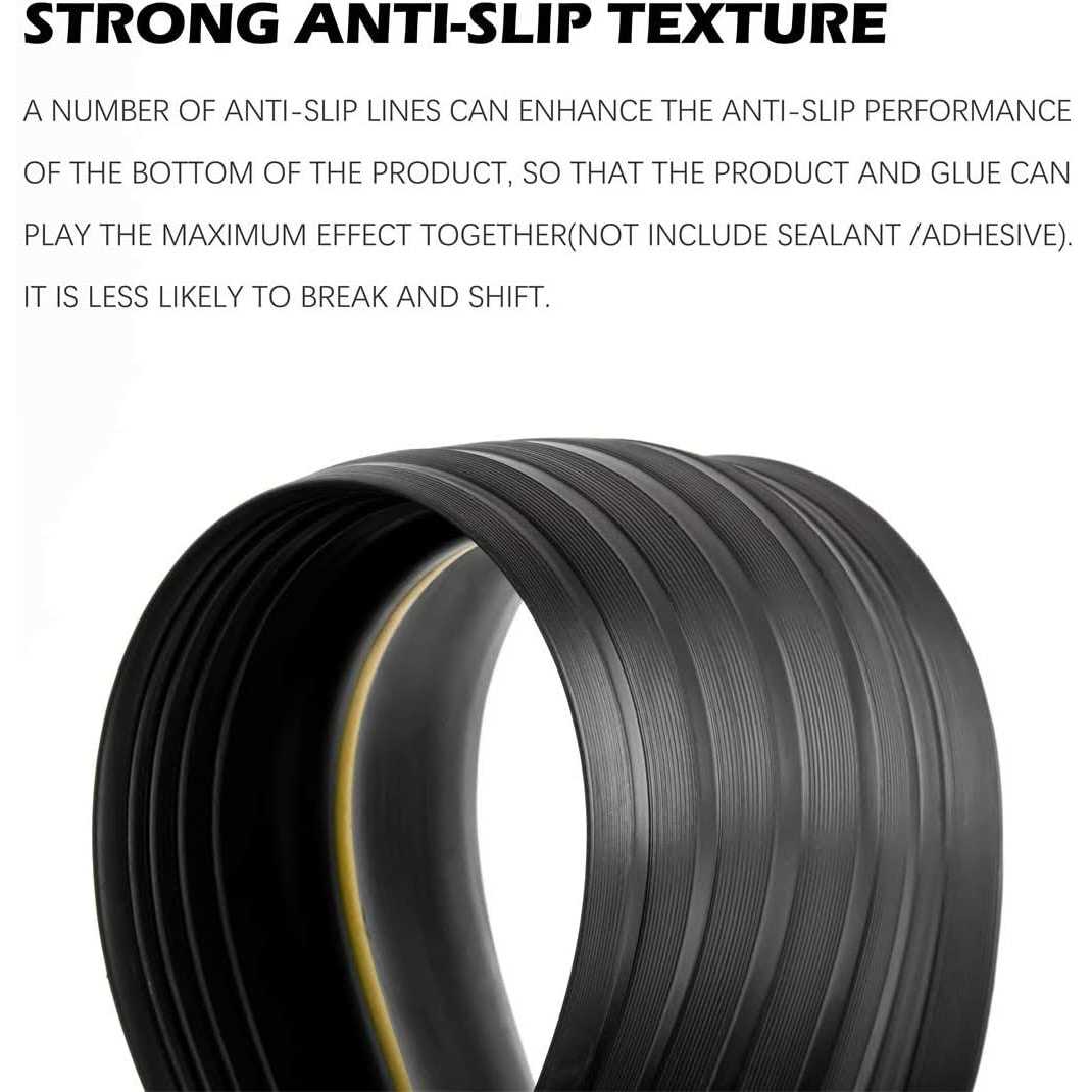 Papillon Universal Garage Door Bottom Threshold Seal Strip,Weatherproof Rubber DIY Weather Stripping Replacement - MT - Mrs Treak