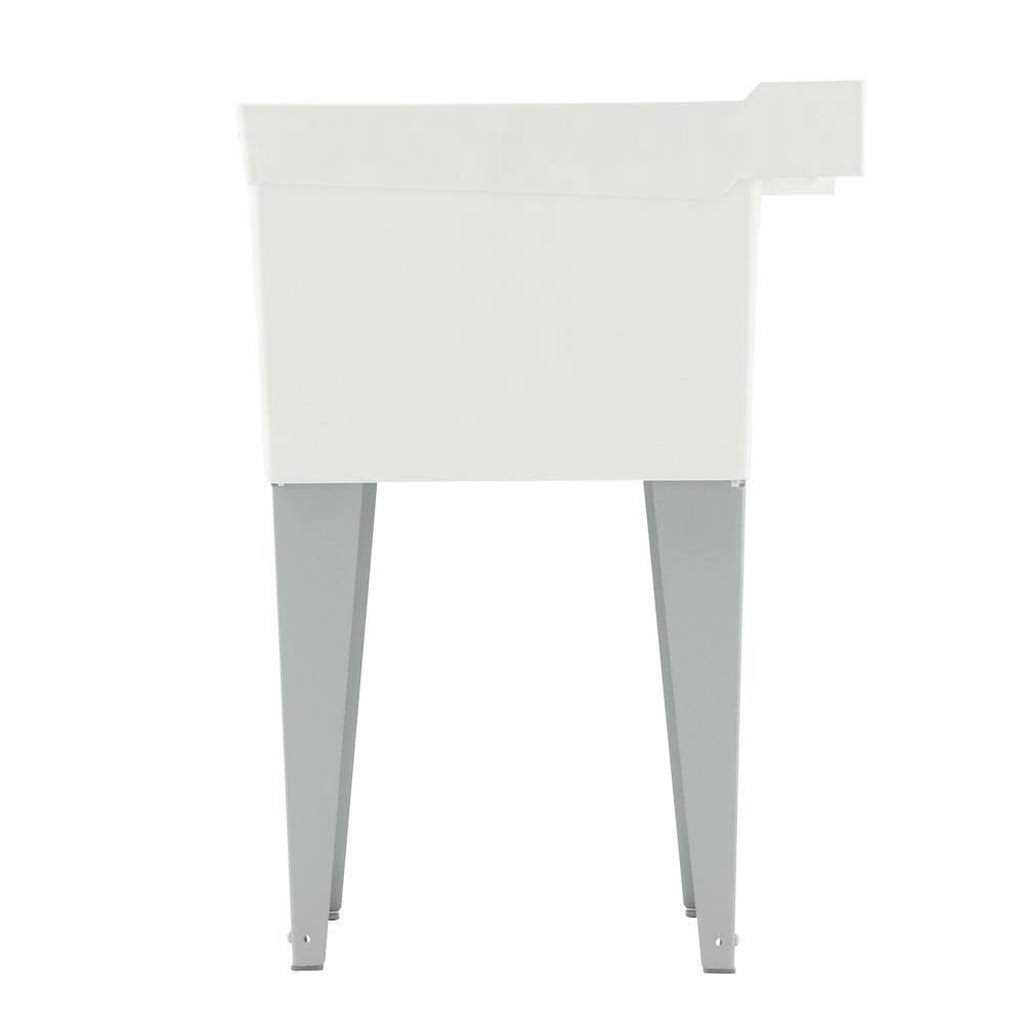 Mustee Utilatub 20 in. W x 24 in. D Single Thermoplastic Laundry Tub 19CFP - MT - Mrs Treak