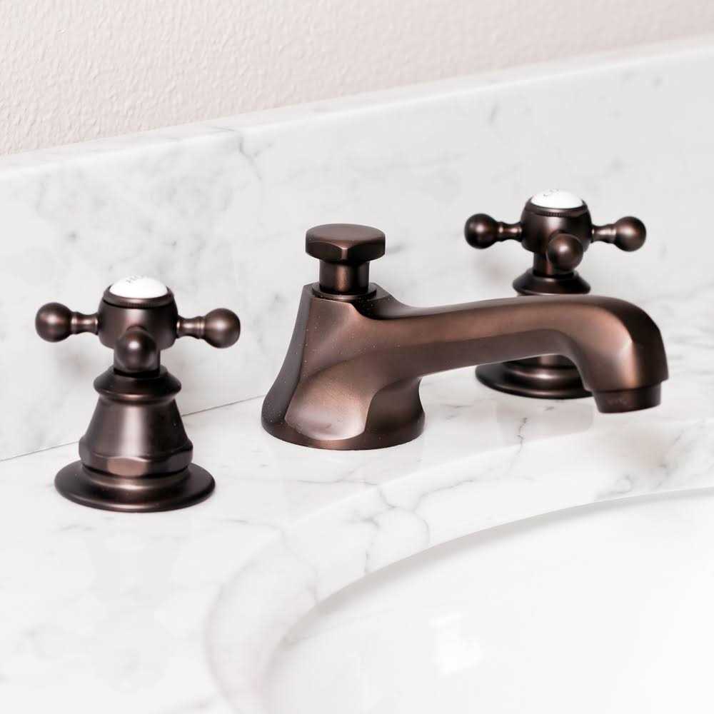 Water Creation American 20th Century Classic Widespread Lavatory F2-0012 Faucets - MT - Mrs Treak