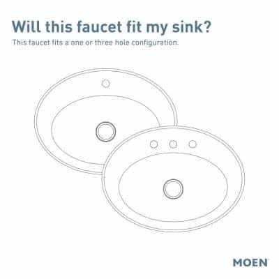 Moen Genta Single Hole Single-Handle Bathroom Faucet - MT - Mrs Treak