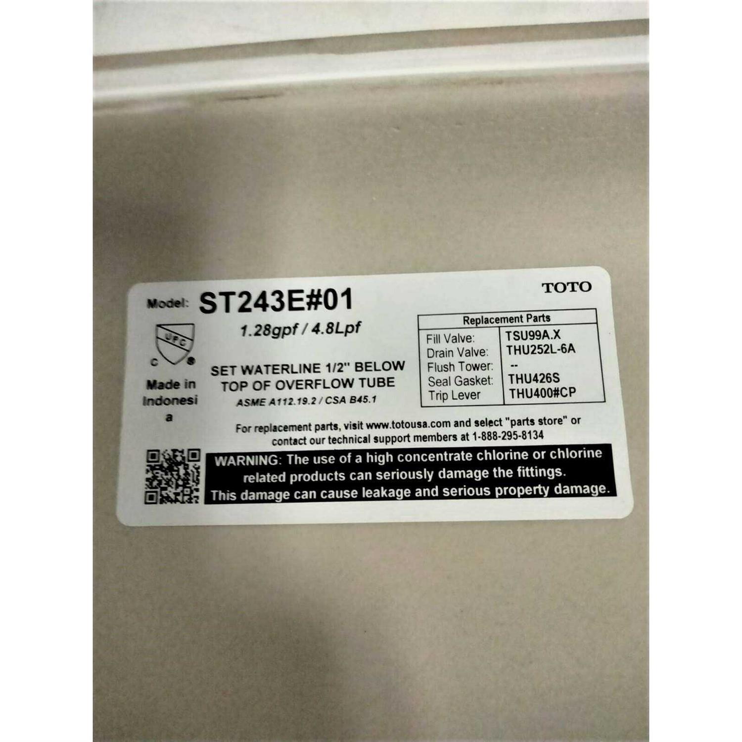 TOTO Eco UltraMax 1.28 GPF One Piece Round Toilet MS853113E# - MT - Mrs Treak