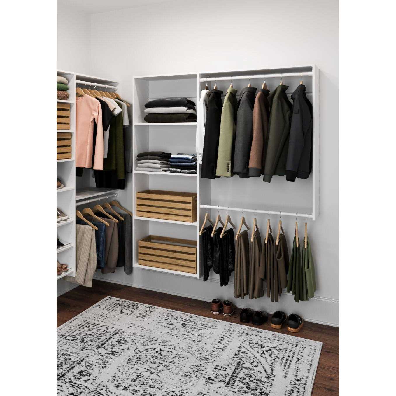 Easy Track 72 Vertical Panels (2 Pack) Closet Storage Truffle - MT - Mrs Treak