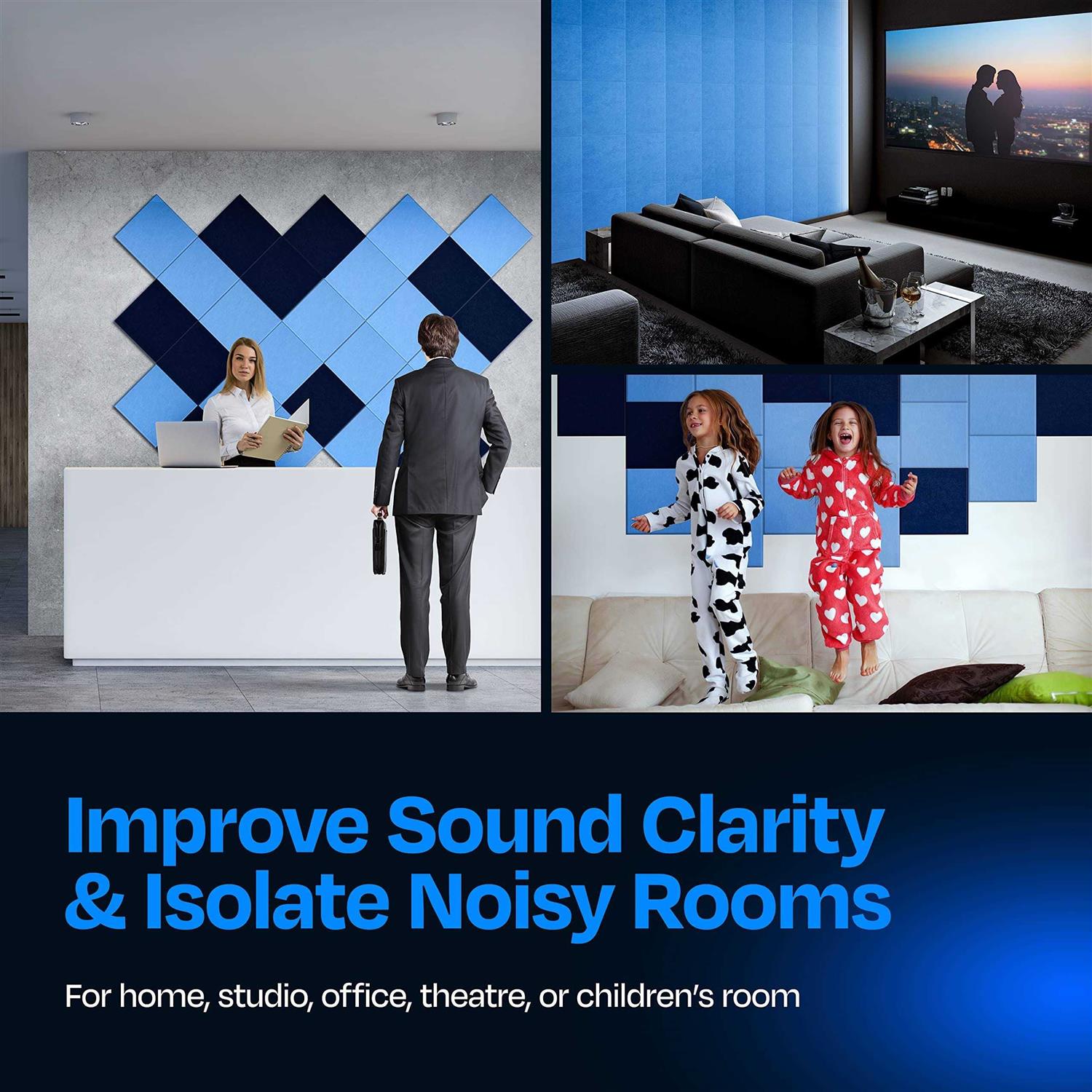 Ekena Millwork WP20X20BWBGL 19 5/8W x 19 5/8H Billow EnduraWall Decorative 3D Wall Panel - MT - Mrs Treak