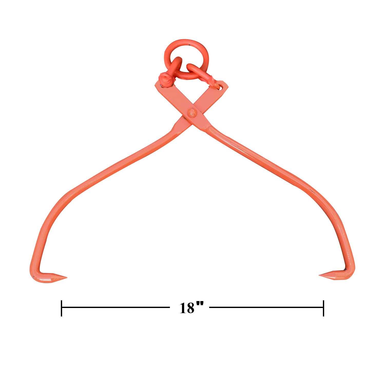 Oaolowf Skidding Tongs Log Lifting/swivel Dragging Steel Tongs Log Lifting - Mrs Treak
