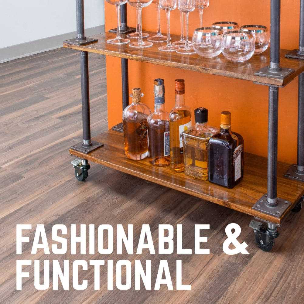 Pipe DECOR Swivel Caster Wheels Pipe - MT - Mrs Treak