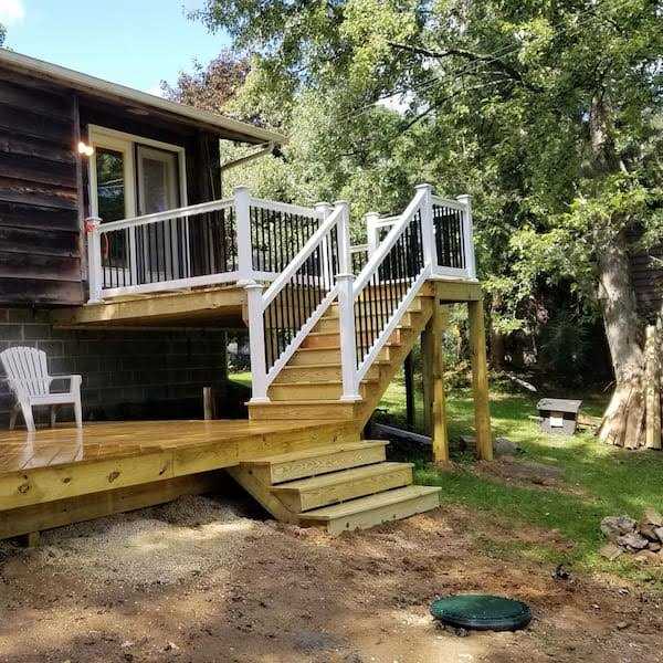 Weatherables Naples 3 ft. H x 8 ft. W Vinyl Railing Kit - MT - Mrs Treak