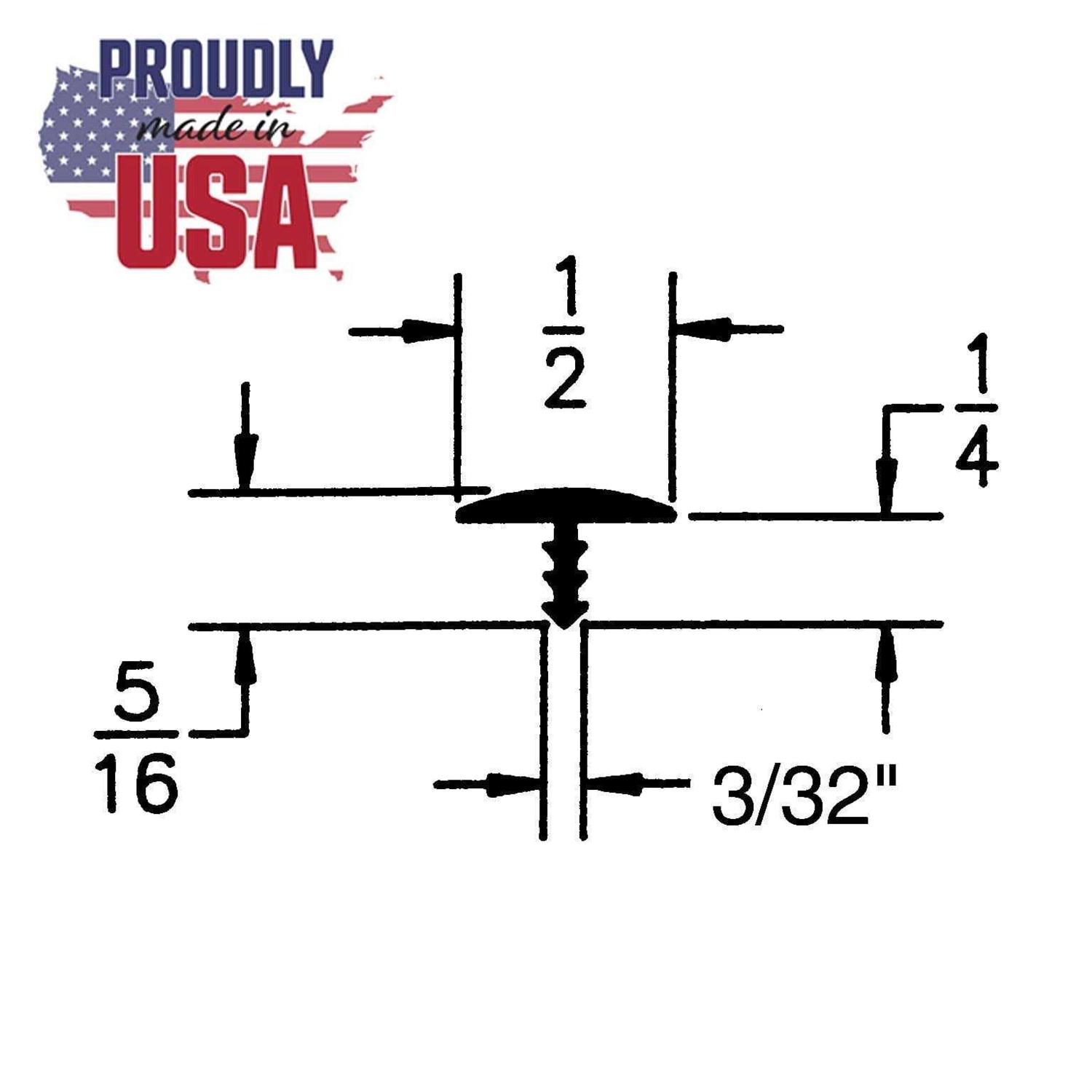 Outwater Plastic H Channel Fits Material Thick White Styrene Divider Moulding Length 3P1.27 - MT - Mrs Treak