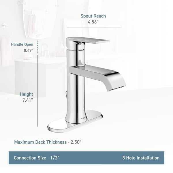 Moen Genta Single Hole Single-Handle Bathroom Faucet - MT - Mrs Treak