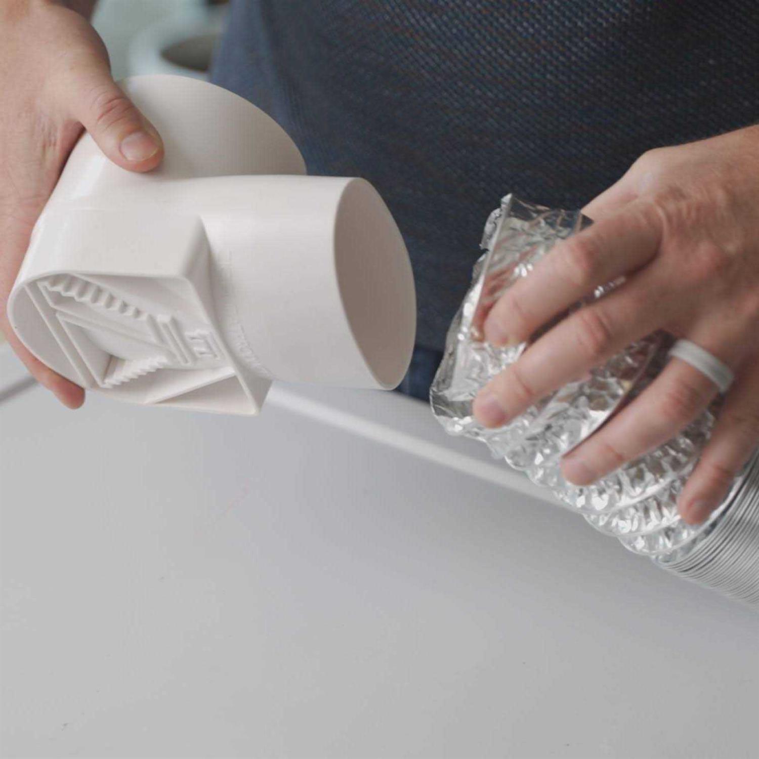 ZIGGURAT PRODUCTS Cinch Tight 90 Laundry Dryer Duct Connection Kit - MT - Mrs Treak