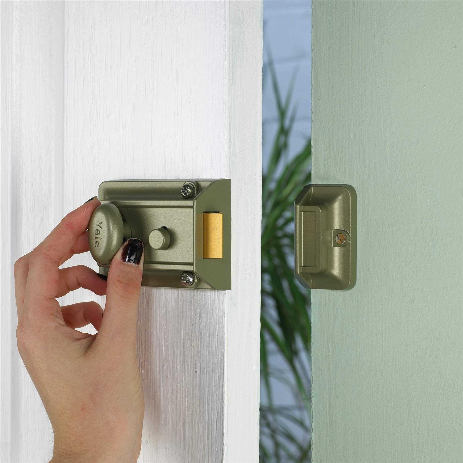 Yale NTB610-ZW2-626 nexTouch Z-Wave Push Button Lever Lock - MT - Mrs Treak