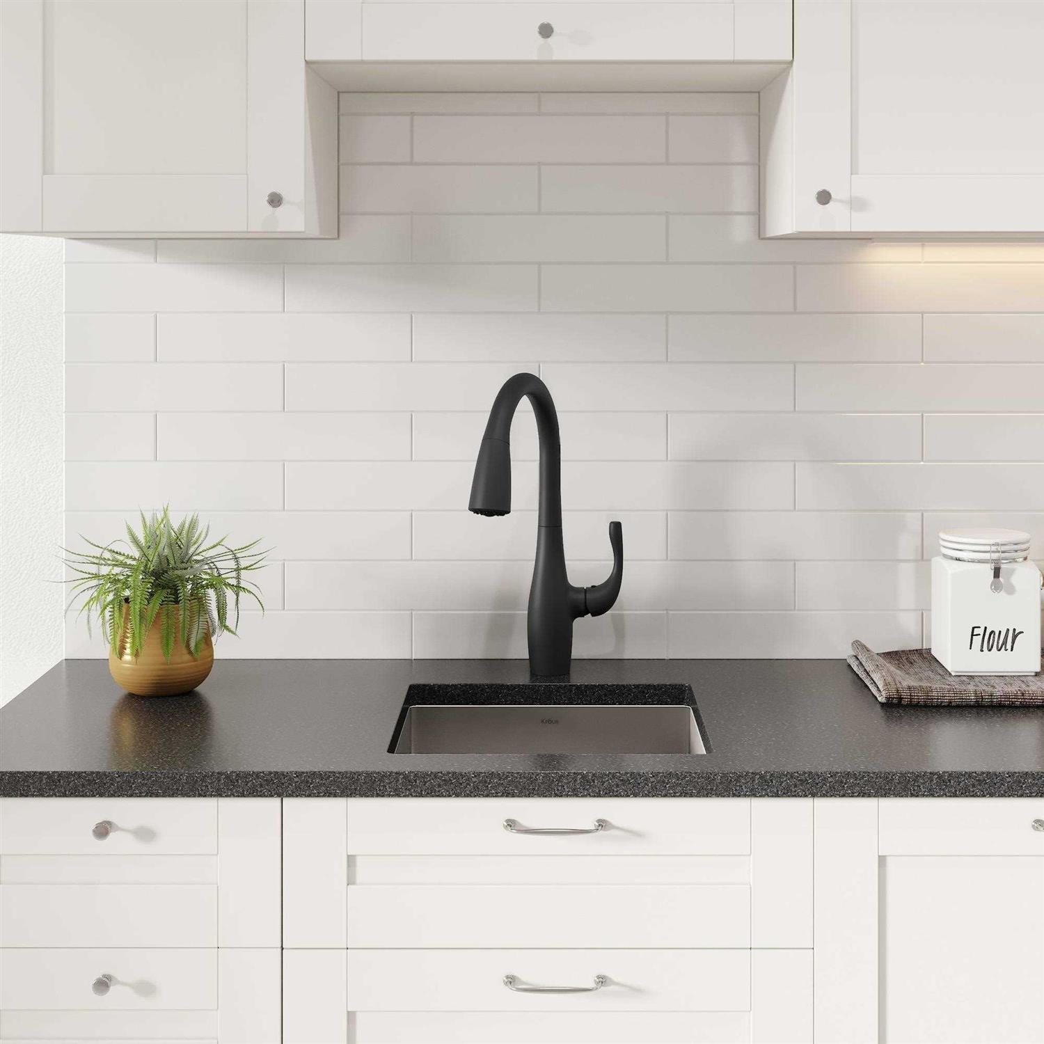 Kraus KHU101-13 Standart PRO Undermount 16 Gauge Stainless Steel Single Bowl Bar Prep Kitchen Sink - MT - Mrs Treak