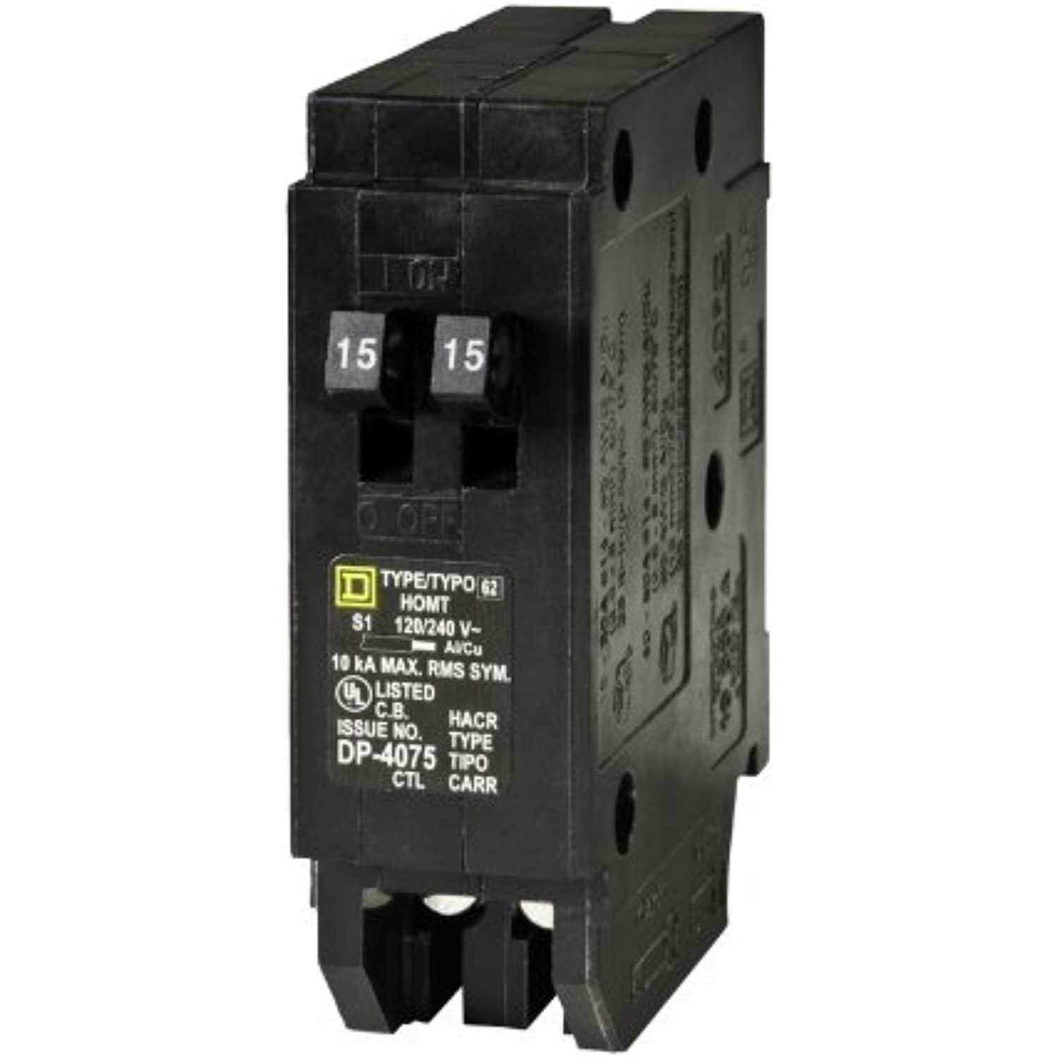 Square D Homeline 15 Circuit Breaker HOM115CP - MT - Mrs Treak