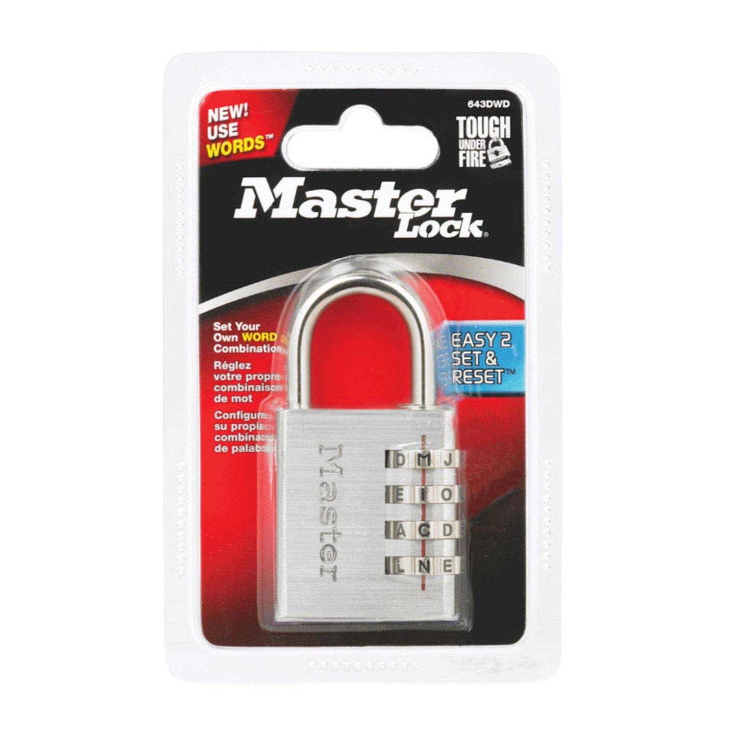 Master Lock Alpha Long Shackle Combination Padlock - MT - Mrs Treak