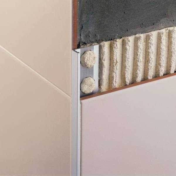 EMAC Novosuelo 98-1/2 in. Aluminum Tile Edging Trim - MT - Mrs Treak