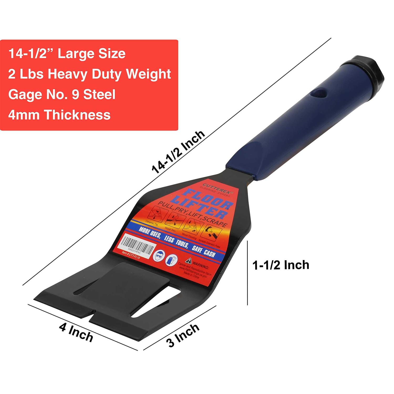 CUTTEREX Carpet Puller Carpet Pulling Claw Carpet Clamp for Pulling Carpet During Installation or Removal - MT - Mrs Treak