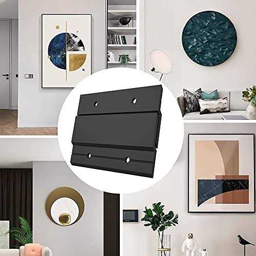 French Cleat Picture Hanger Aluminum Z Hanger Interlocking Wall Mounting Bracket Hardware Kit Z Clips for Hanging Wall Painting - MT - Mrs Treak