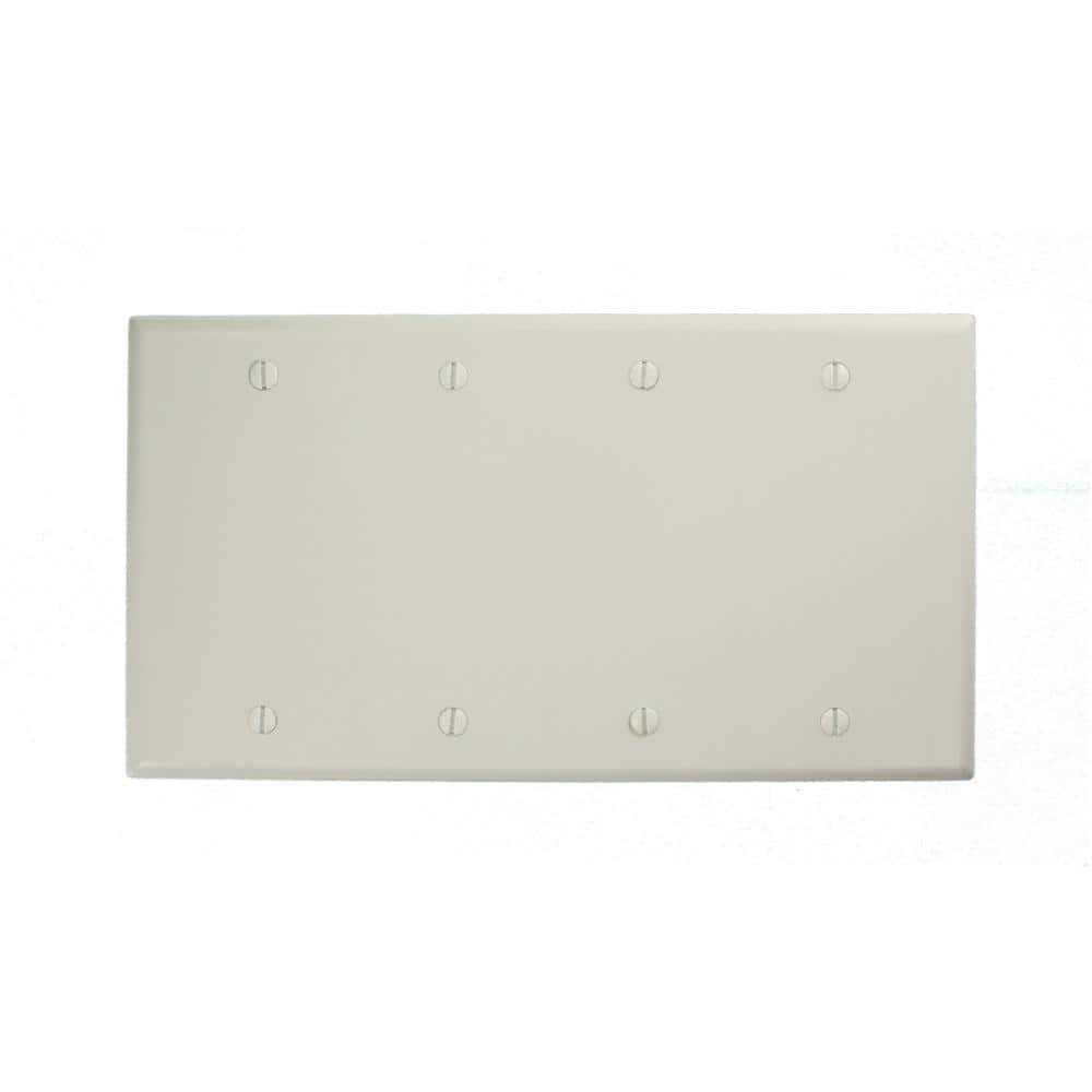 Leviton 88052 2 Gang White Single Receptacle Plate - MT - Mrs Treak