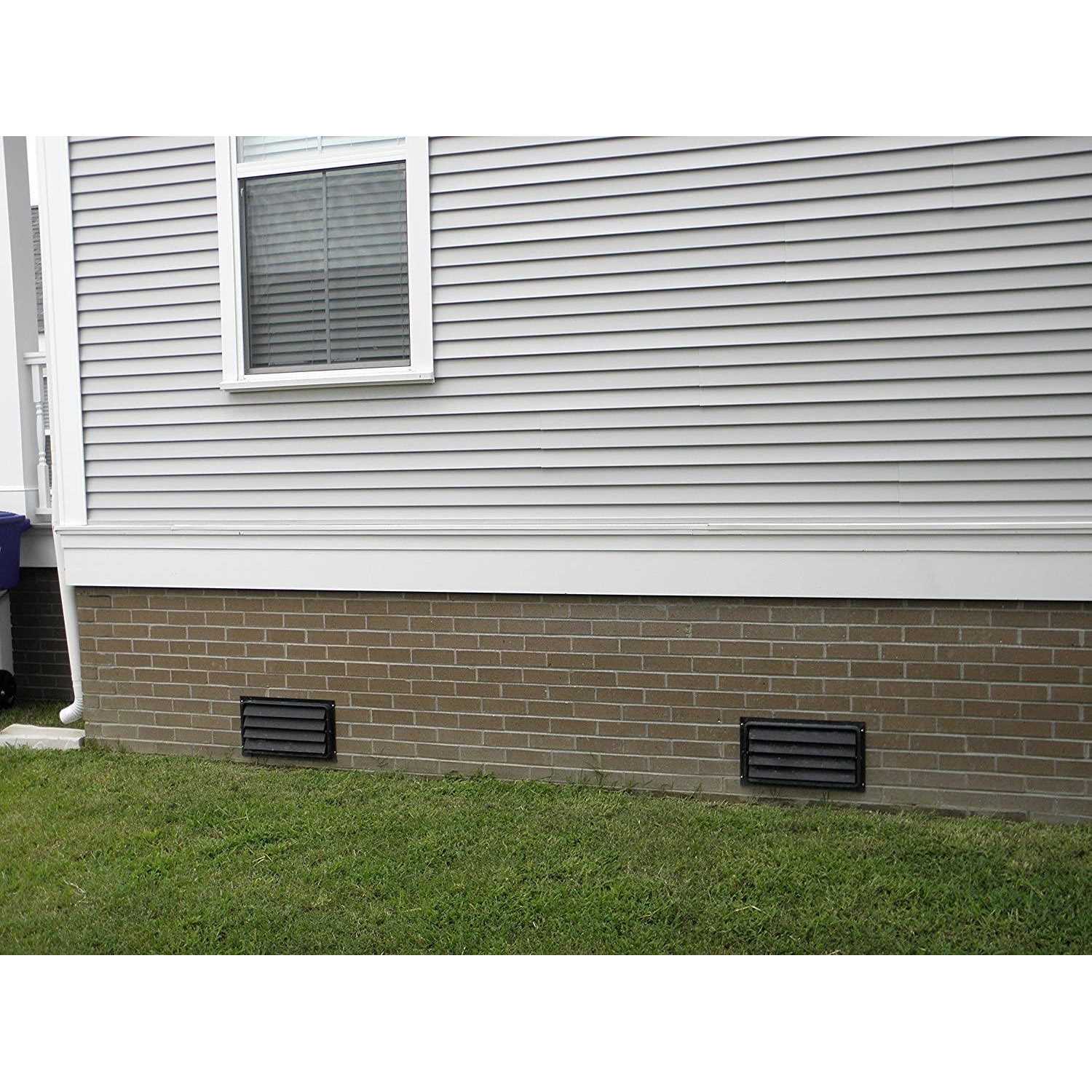 Manual Crawl Space Vent with Removable Cover and Vermin Screen - MT - Mrs Treak