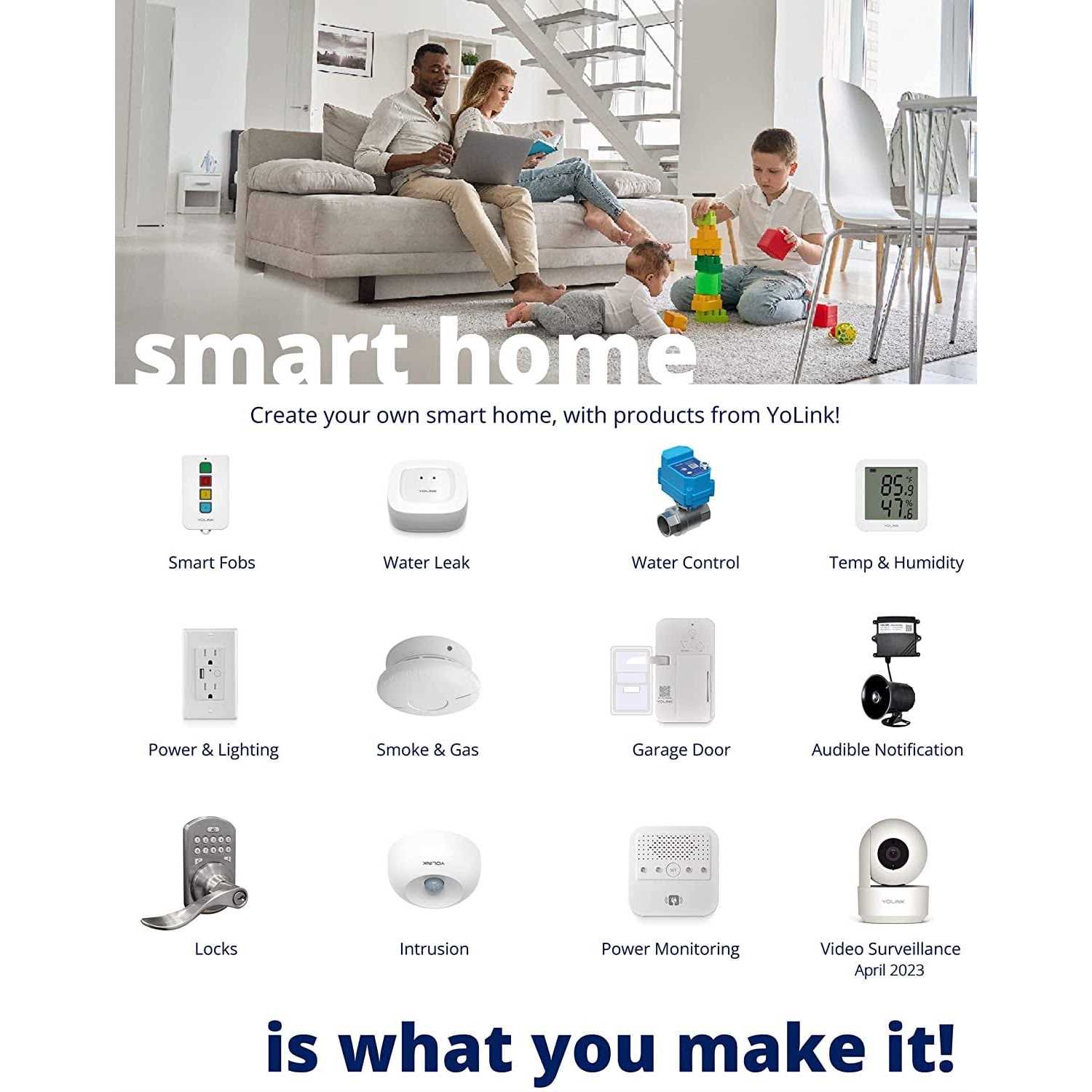 YoLink Hub Central Controller Only for YoLink Devices 1/4 Mile Worlds Longest Range Smart Hub LoRa Enabled Smart Home Automat - MT - Mrs Treak