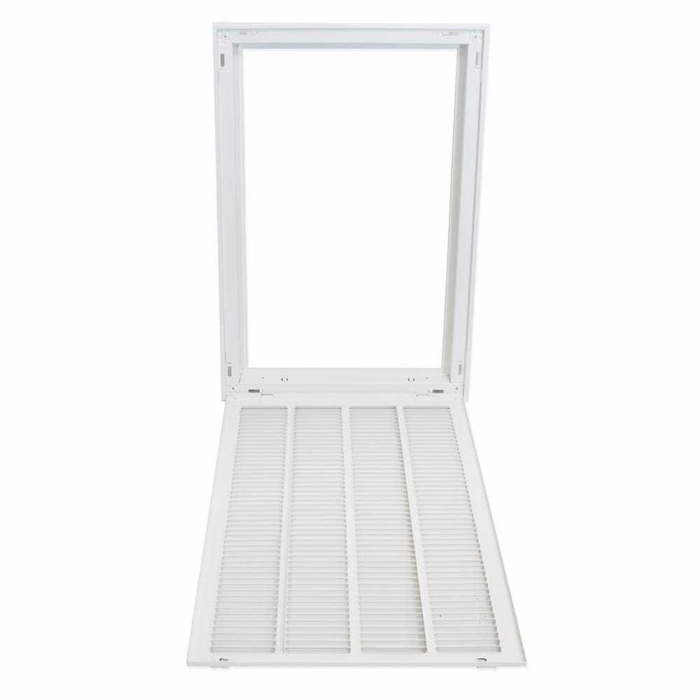 Ez-flo 16 in. x 20 in. White Return Air Grille - MT - Mrs Treak