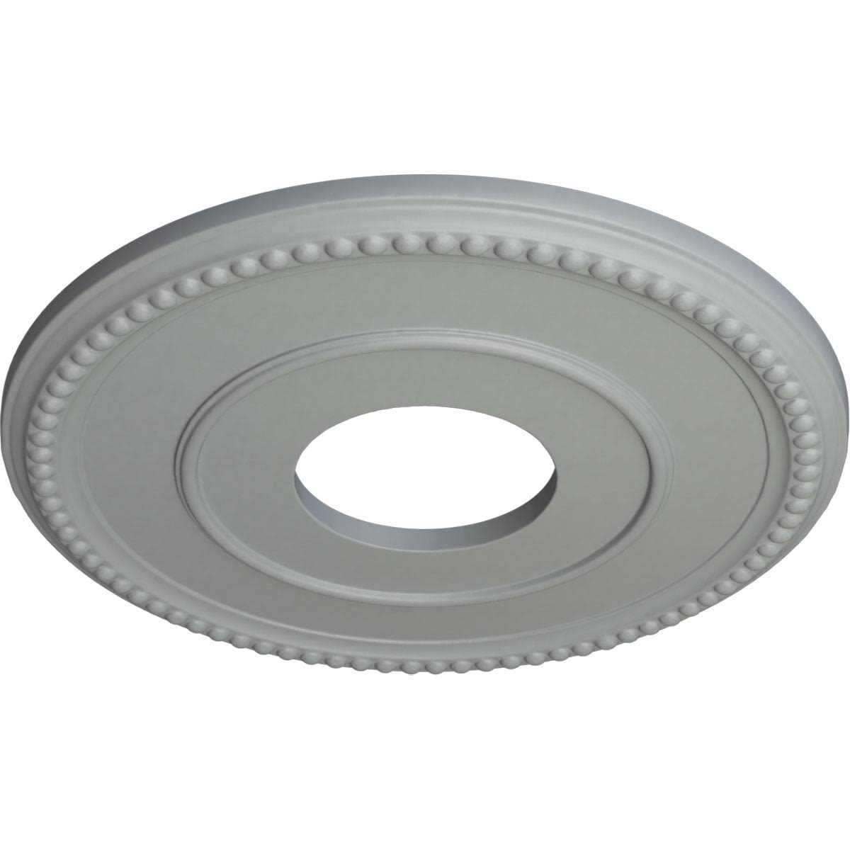 Ekena Millwork 10OD x 3 1/2ID x 1 1/8P Traditional Thermoformed PVC Ceiling Medallion - MT - Mrs Treak