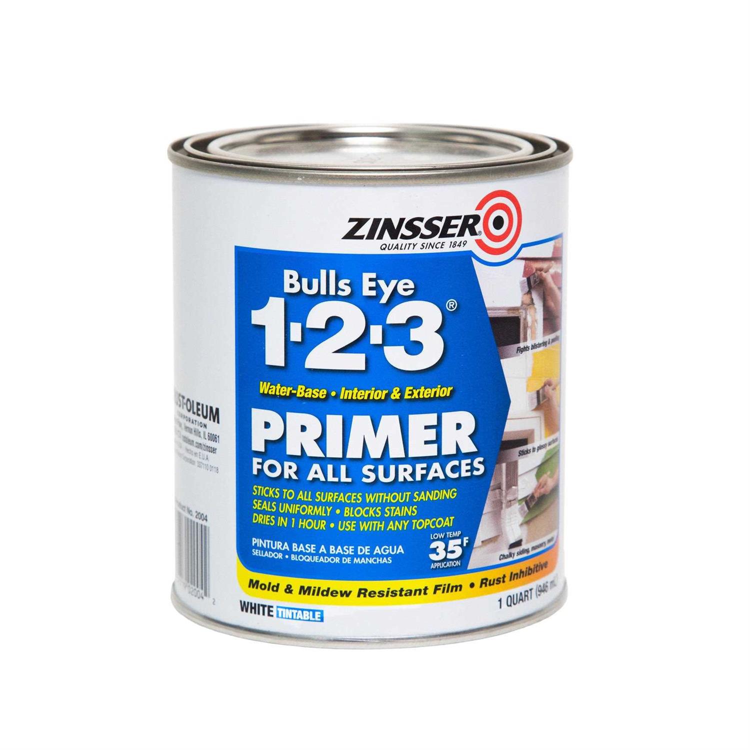 Zinsser Bulls Eye 1-2-3 Primer - MT - Mrs Treak