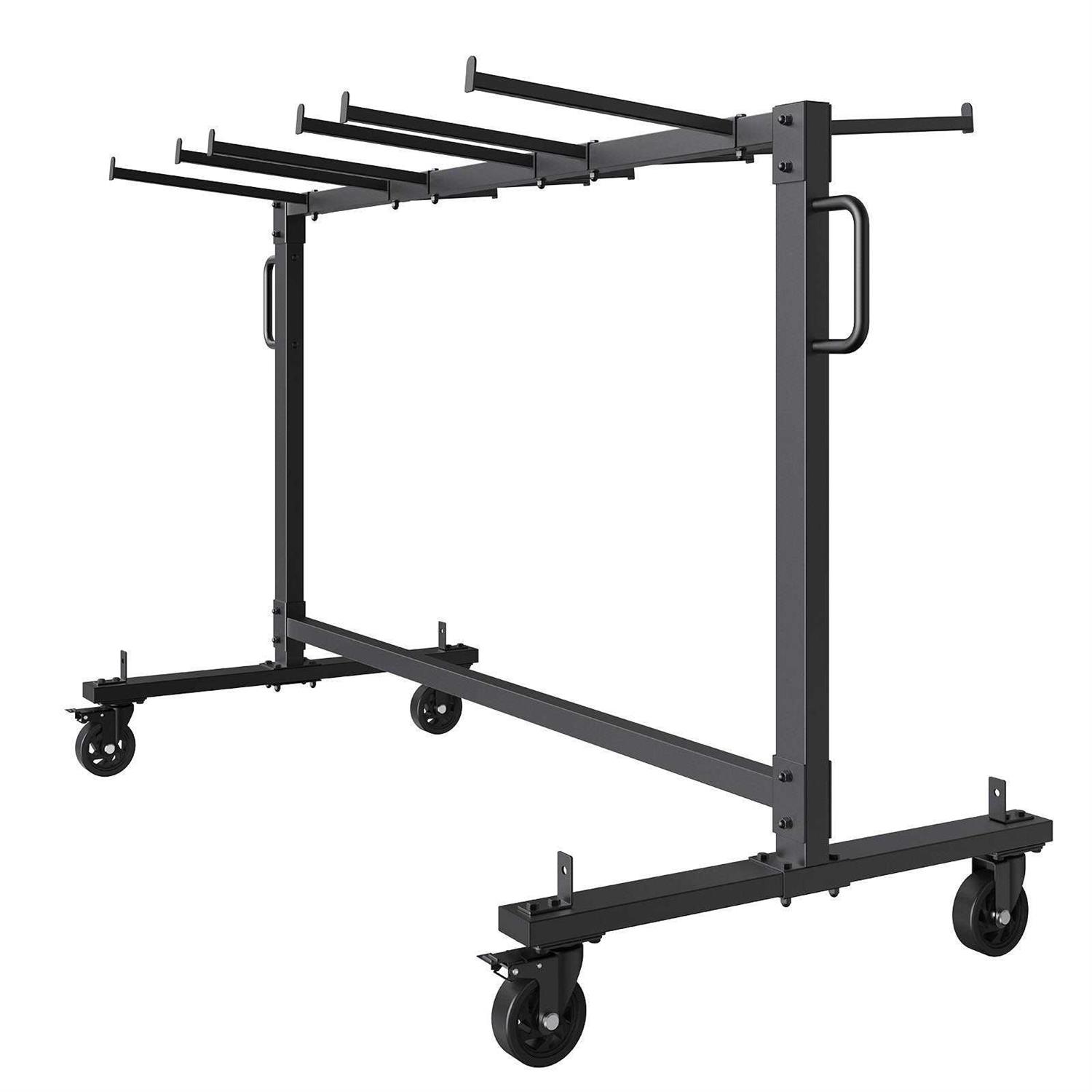 VEVOR Folding Chair Dolly 39L x 21W x 42.9H L-Shaped Steel Vertical Storage Cart - MT - Mrs Treak