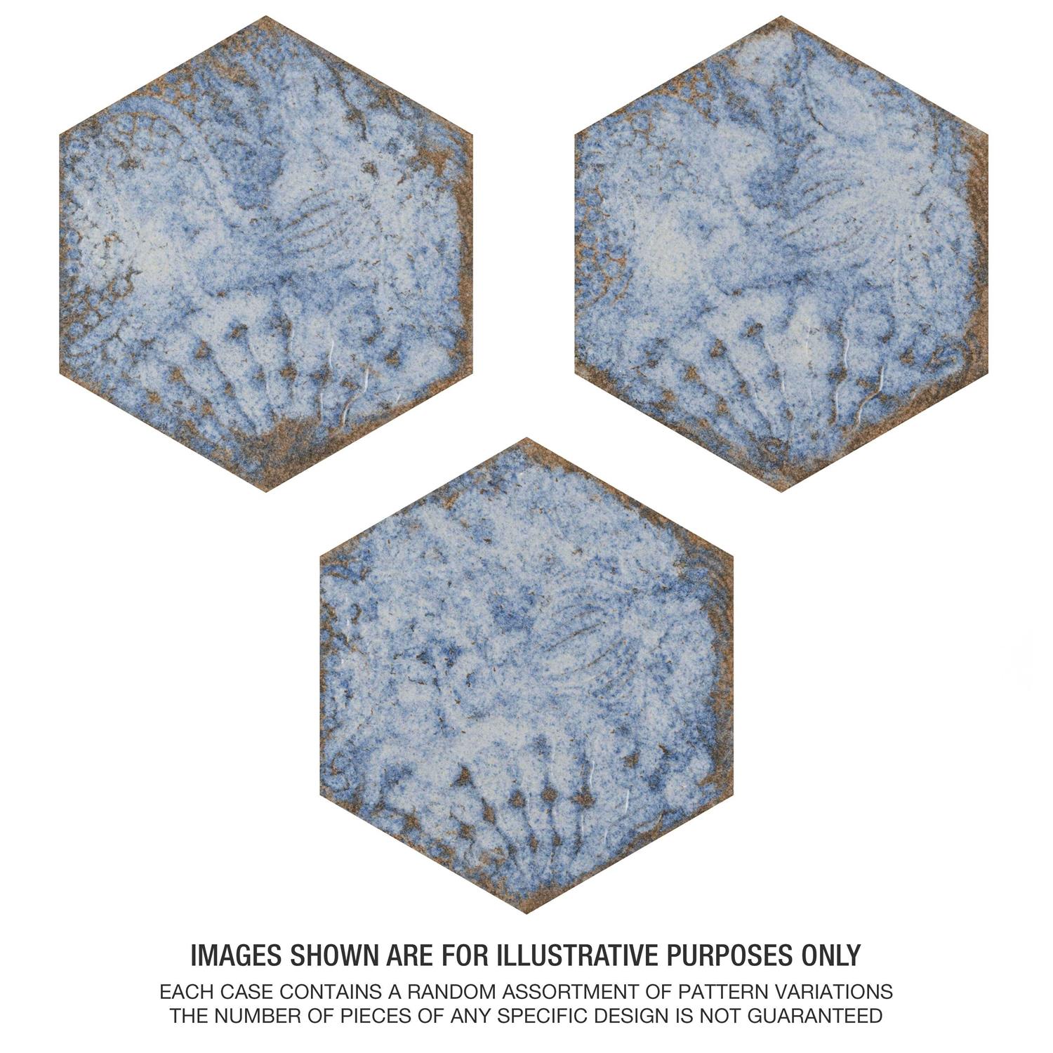 Merola Tile Flo 2 Hex Porcelain Mosaic - MT - Mrs Treak