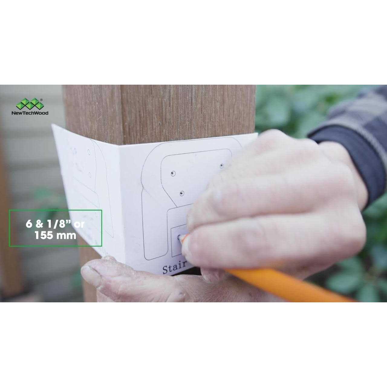 NewTechWood Minigap Hidden Fastener System 1-in x 2-in x 1-ft MGS-50 - MT - Mrs Treak