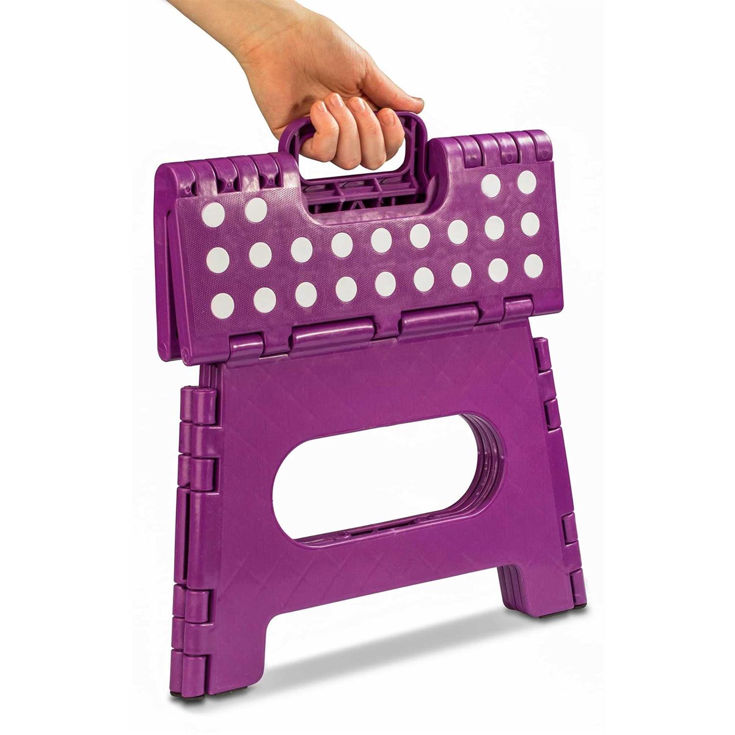 Folding Step Stool The Lightweight Step Stool Is Sturdy Enough to Support - MT - Mrs Treak