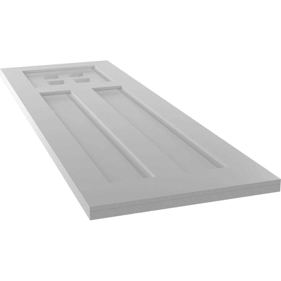 Ekena Millwork 12 1/2OD x 3 7/8ID x 3/4P Bradford Ceiling Medallion - MT - Mrs Treak