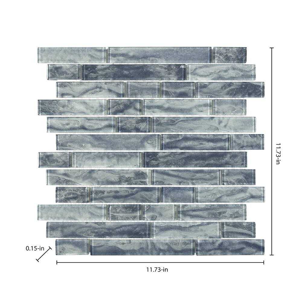 Elida Ceramica Astor Lane Marble 12-in x 12-in Polished Natural Stone Marble Basketweave Floor and Wall Tile LW2003006 - MT - Mrs Treak