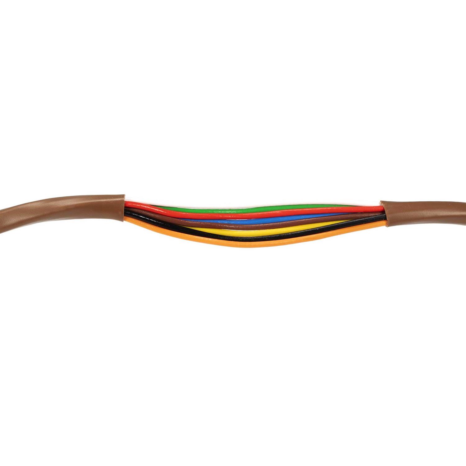 The Cimple CO Thermostat Wire 18/5 Brown Solid Copper 18 Gauge - MT - Mrs Treak