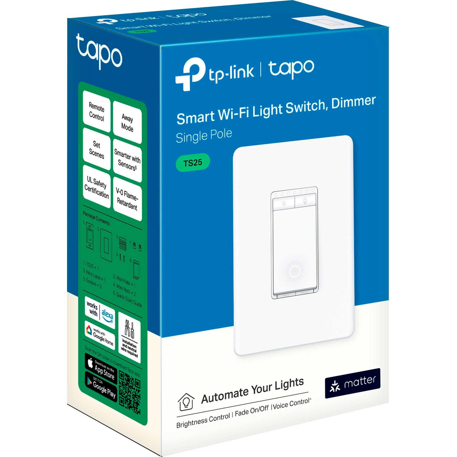 TP-Link TAPO S200D Smart Remote Dimmer Switch - MT - Mrs Treak