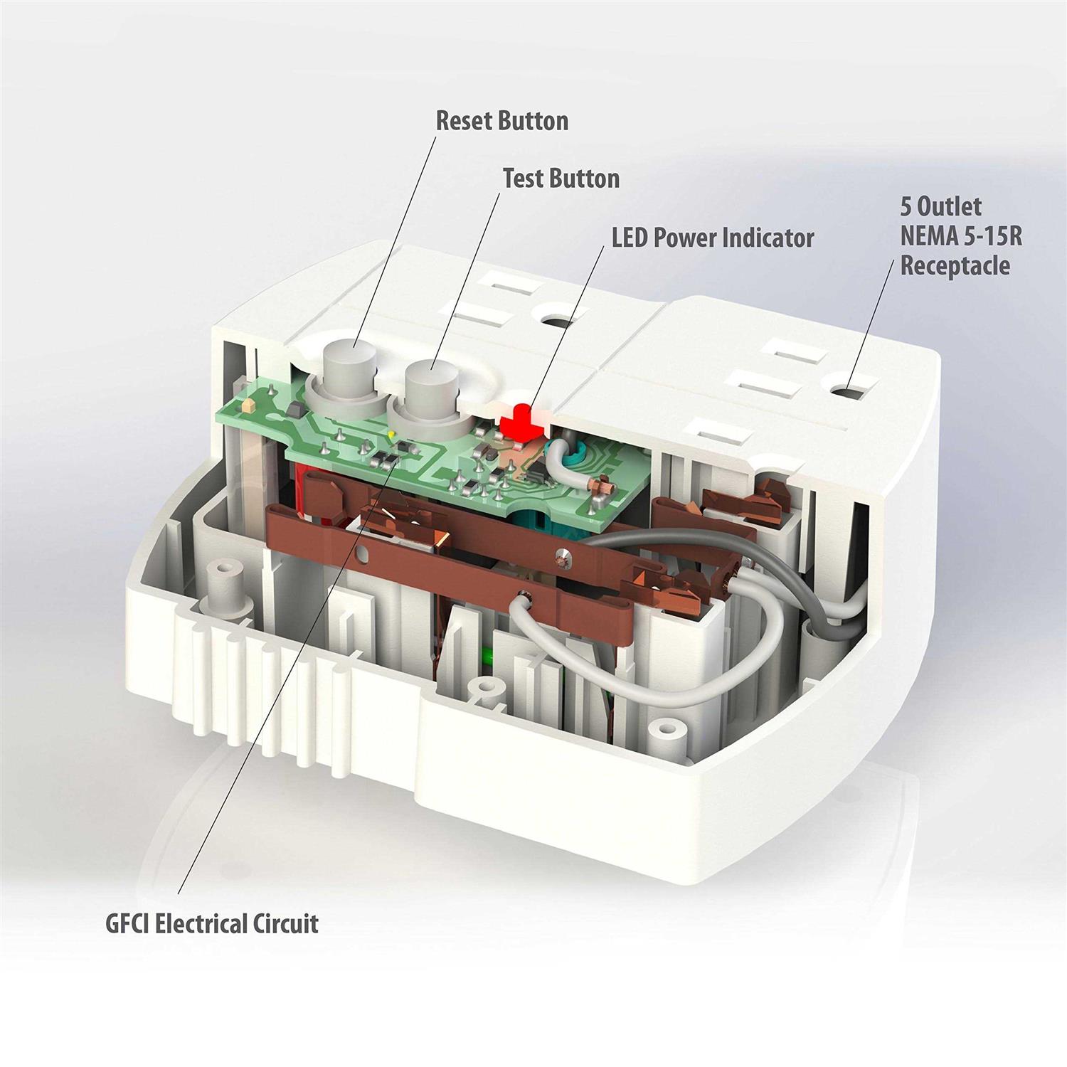 Tower Manufacturing 30438018 18 In-Line GFCI - MT - Mrs Treak