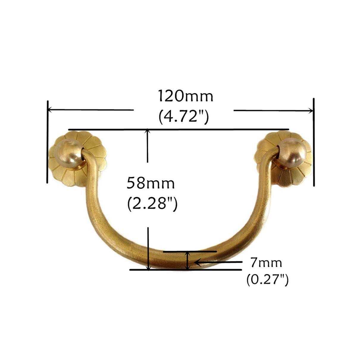 Txinmin Home Txinmin traditional bail cabinet hardware handle pull antique - MT - Mrs Treak