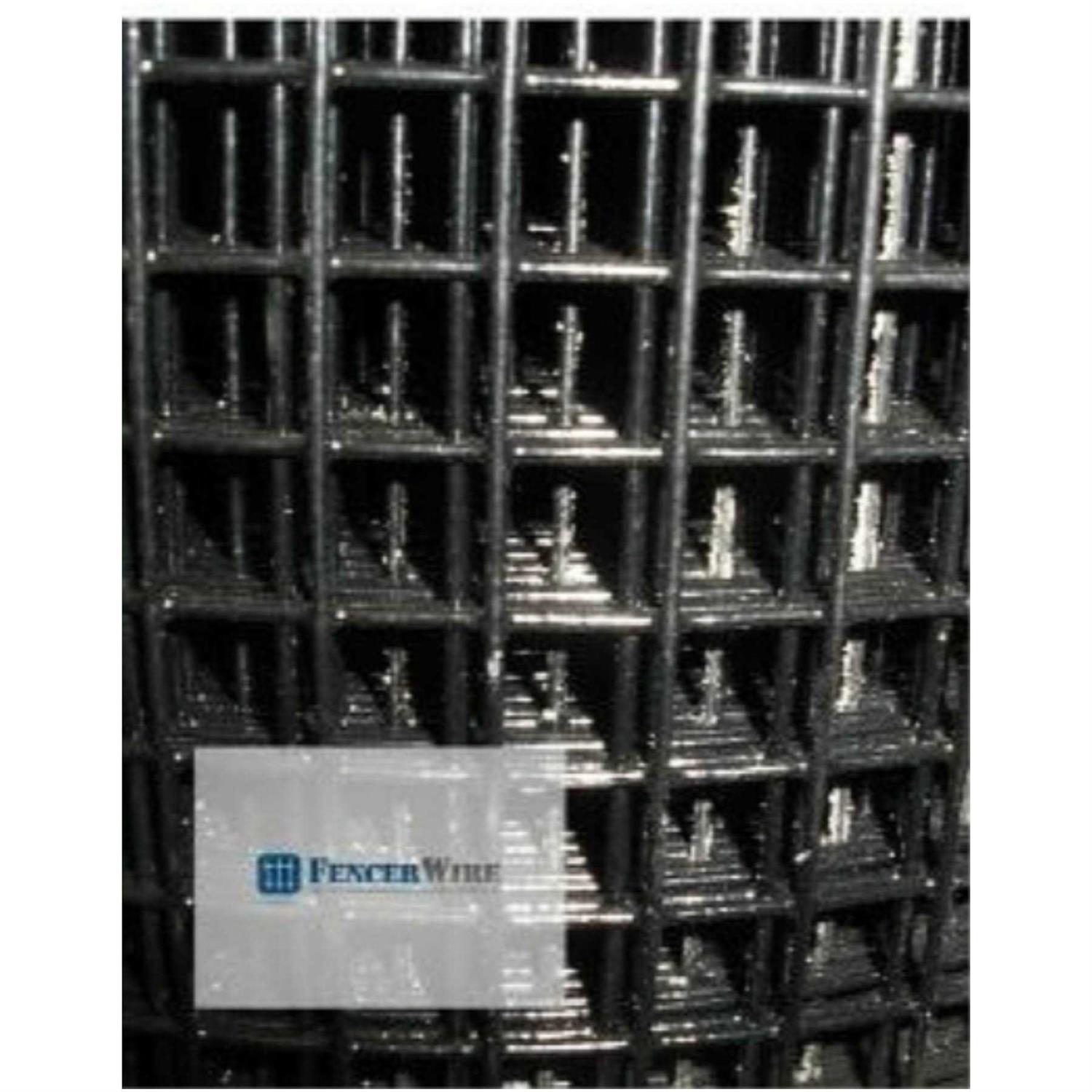 Fencer Wire 16 Gauge Black Vinyl Coated Welded Wire Mesh Size 1.5 inch by 1.5 inch - MT - Mrs Treak