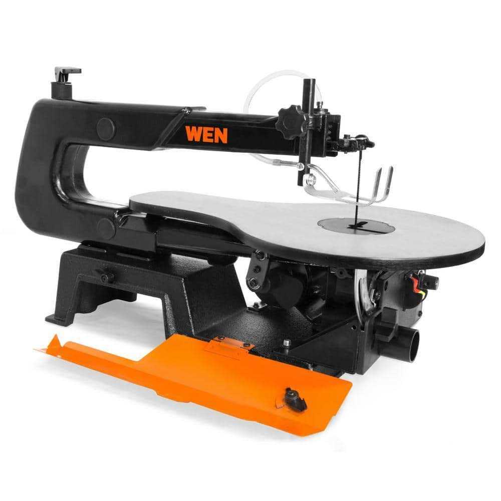 WEN 16 in. Variable Speed Scroll Saw with Easy-Access Blade Changes and Work Light - MT - Mrs Treak