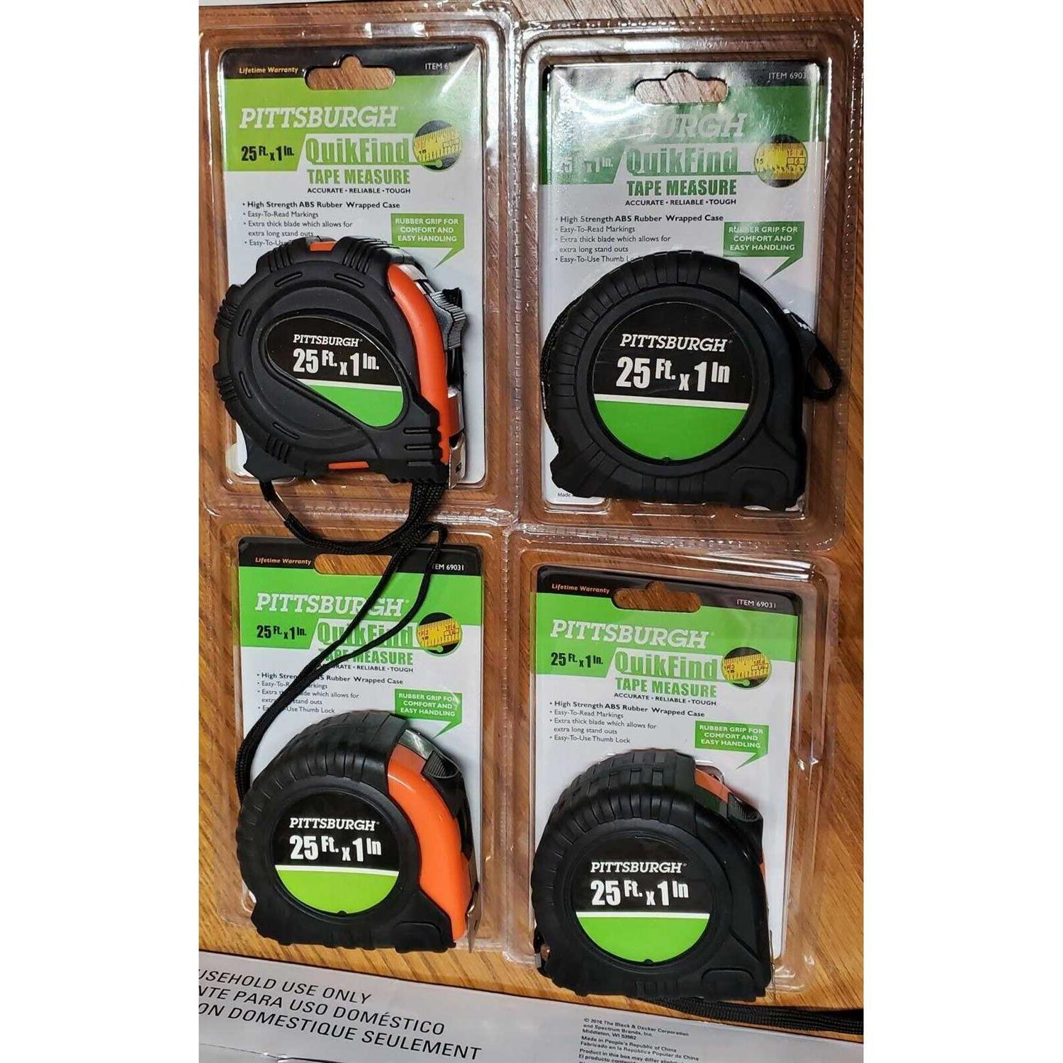 Pittsburgh 25 1 Tape Measure - MT - Mrs Treak